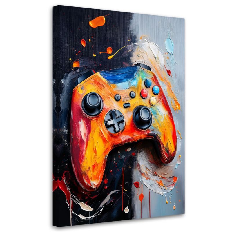 Obraz na płótnie Feeby Gaming Kontroler Konsola 40x60cm 1szt