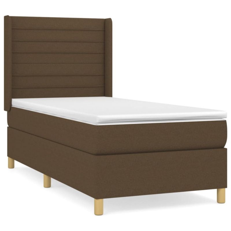 Łóżko kontynentalne WaszeMeble 80x200 cm brązowe WM-3132028 1 szt.