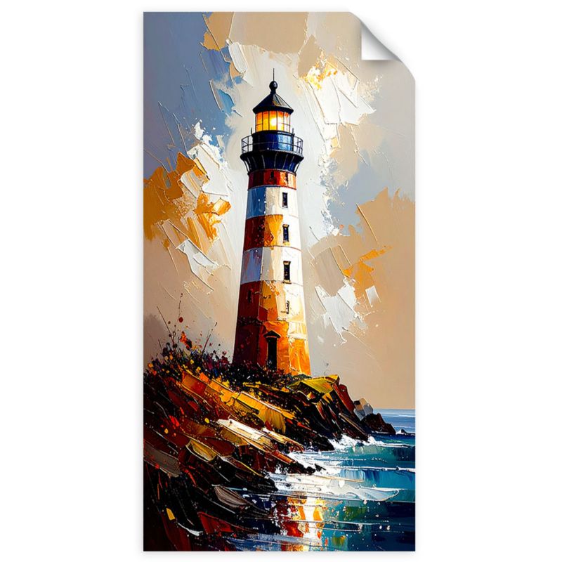 Naklejka na ścianę do salonu sypialni Feeby Latarnia morska Natura 50x100cm 1szt