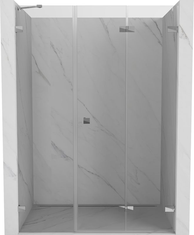 Drzwi prysznicowe składane Mexen Lunar-F transparent 120x200 cm 836S-120-050-01-00-P 1 szt.