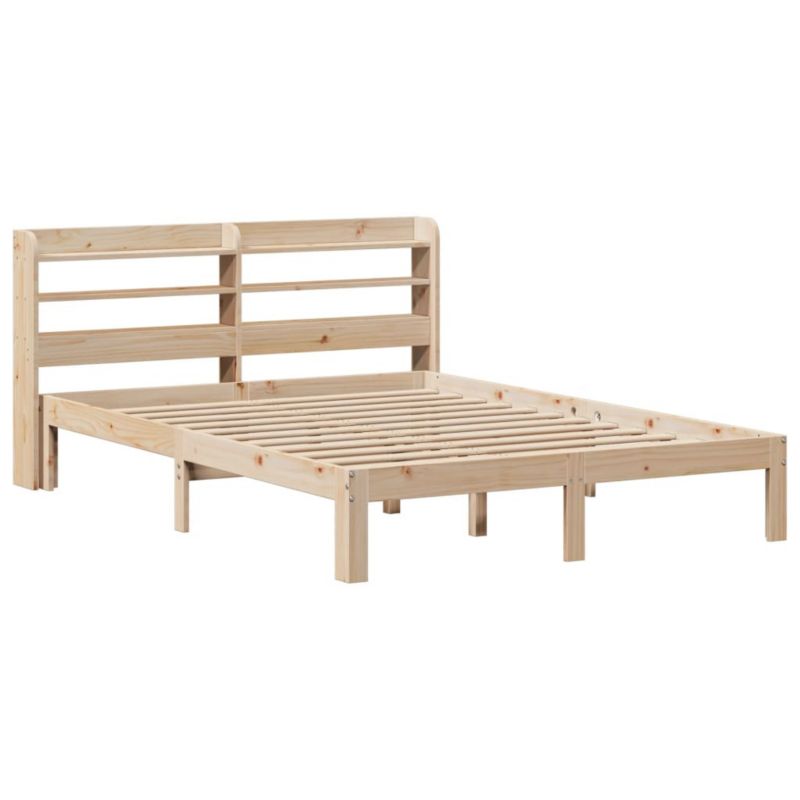 Łóżko drewniane WaszeMeble 160x200 cm brązowe WM-3306792 1 szt.
