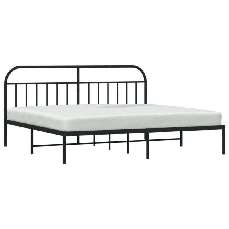 Łóżko metalowe WaszeMeble 193x203 cm czarna WM-353641 1 szt.