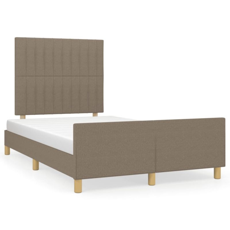 Łóżko tapicerowane WaszeMeble 120x200 cm Brązowe WM-3125207 1 szt.