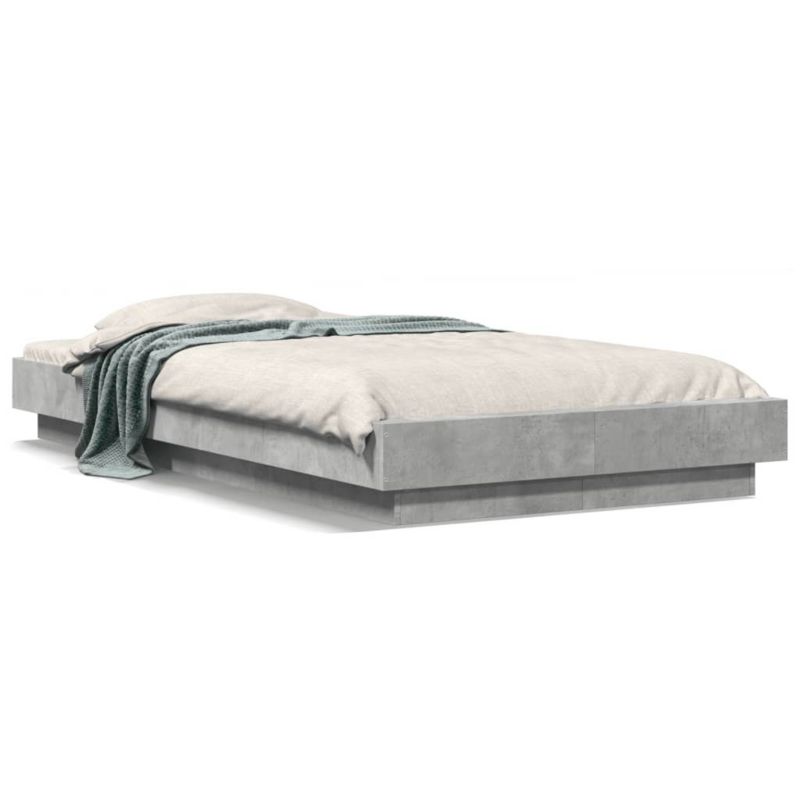 Łóżko drewniane WaszeMeble 75x190 cm szarość WM-3281248 1 szt.