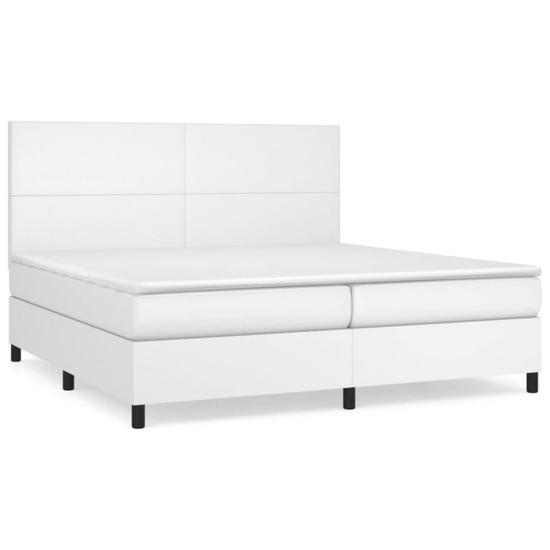 Łóżko kontynentalne WaszeMeble 200x200 cm białe WM-3142744 1 szt.