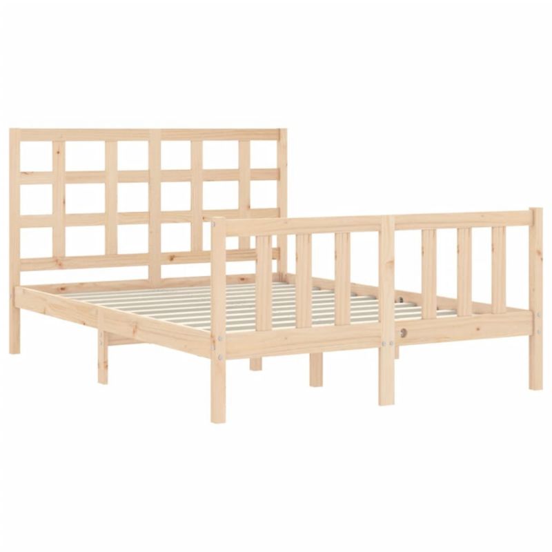 Łóżko drewniane WaszeMeble brązowe WM-3192071 1 szt.