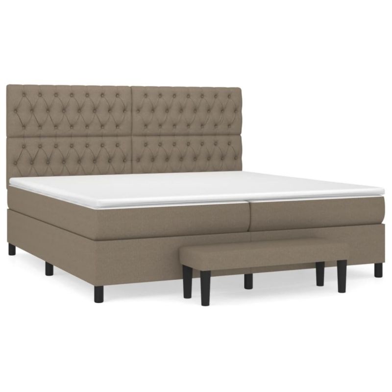 Łóżko kontynentalne WaszeMeble 200x200 Brązowe WM-3136865 1 szt.