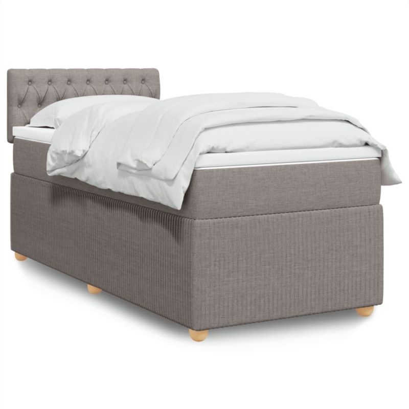 Łóżko kontynentalne WaszeMeble 100x200 cm Brązowe WM-3287378 1 szt.