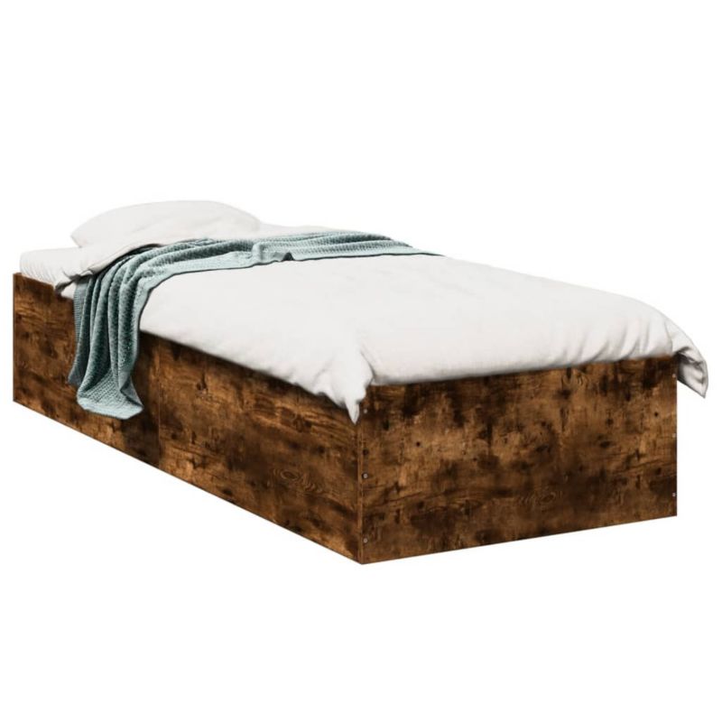 Łóżko drewniane WaszeMeble 90x200 cm brązowe WM-3281060 1 szt.