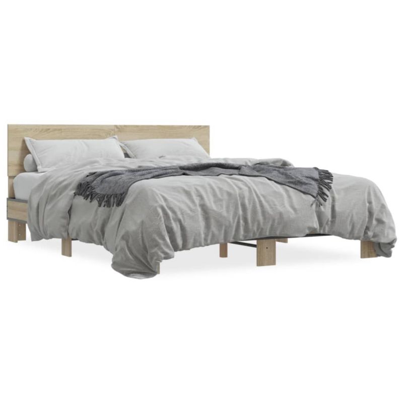 Łóżko drewniane WaszeMeble 160x200 cm brązowe WM-3280183 1 szt.