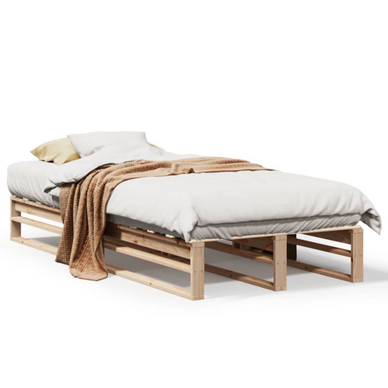 Łóżko drewniane WaszeMeble 90x190 cm brązowe WM-850860 1 szt.