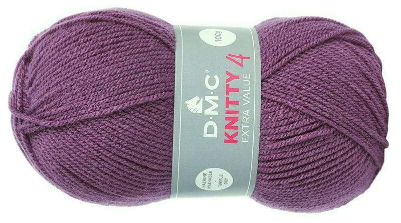 WŁÓCZKA DMC KNITTY 4 KOL. 701 / CYKLAMEN