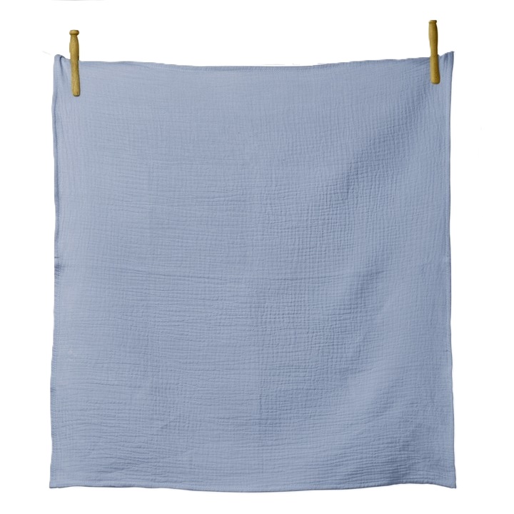 Otulacz muślinowy kreszowany Jeans AL