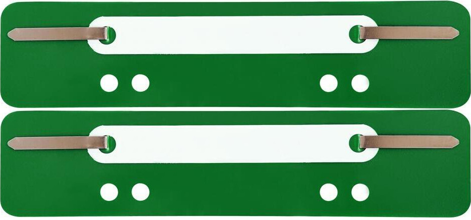 2x Wąsy skoroszytowe MemoBe, 25 sztuk, zielony