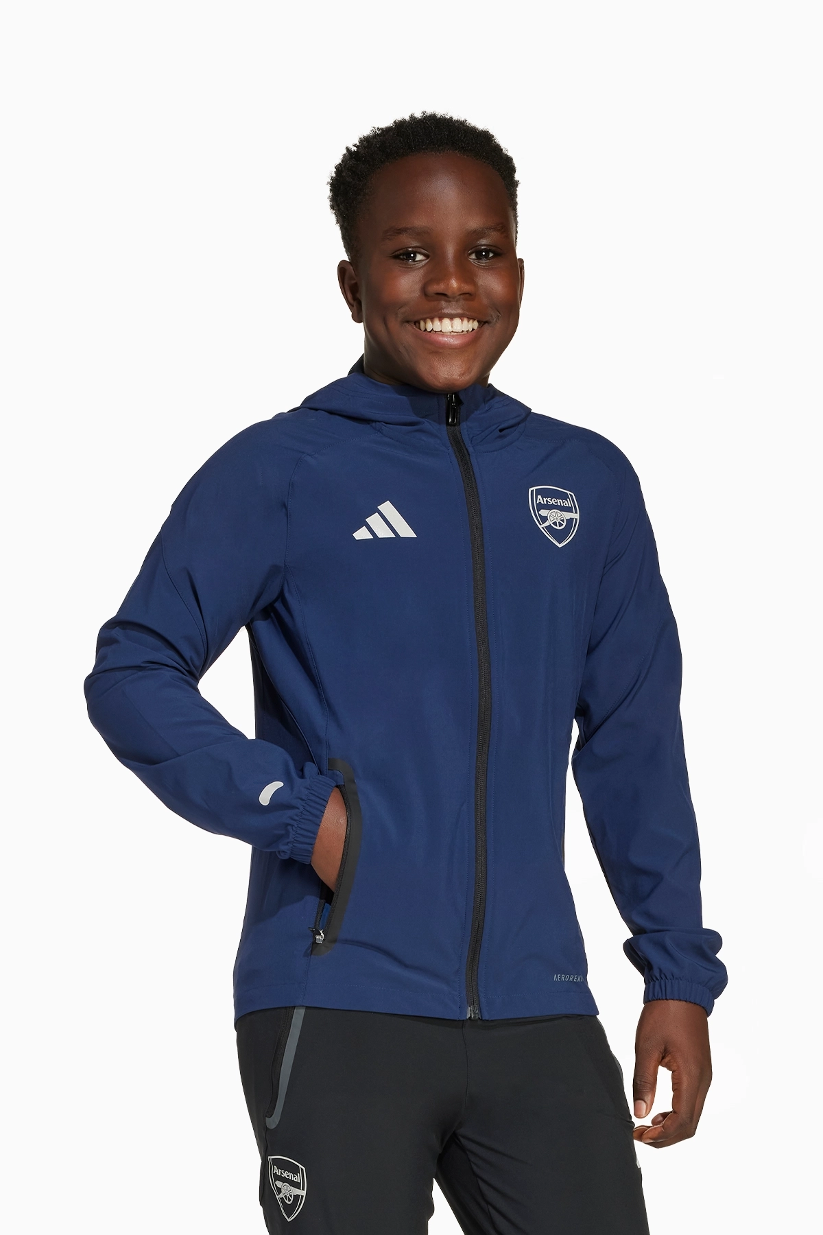 Kurtka adidas Arsenal FC 25/26 Competition Vis Tech Travel Junior - Niebieski