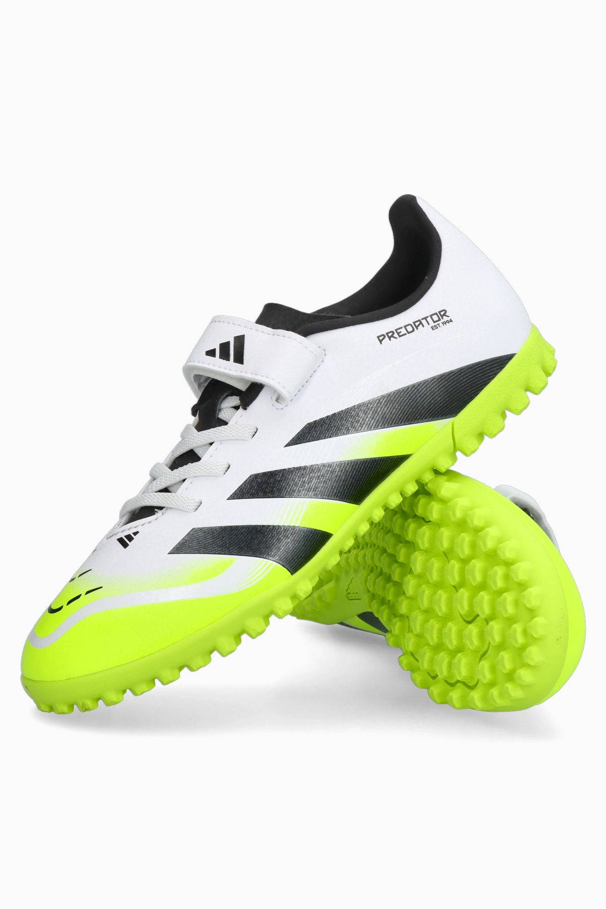 Turfy adidas Predator Club Hook-and-Loop TF Junior - Biały