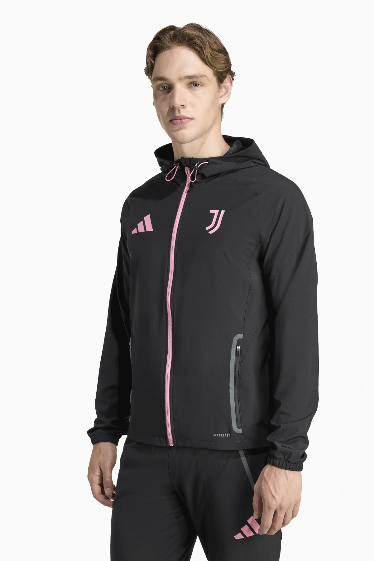 Kurtka adidas Juventus FC 25/26 Competition Vis Tech Travel - Czarny