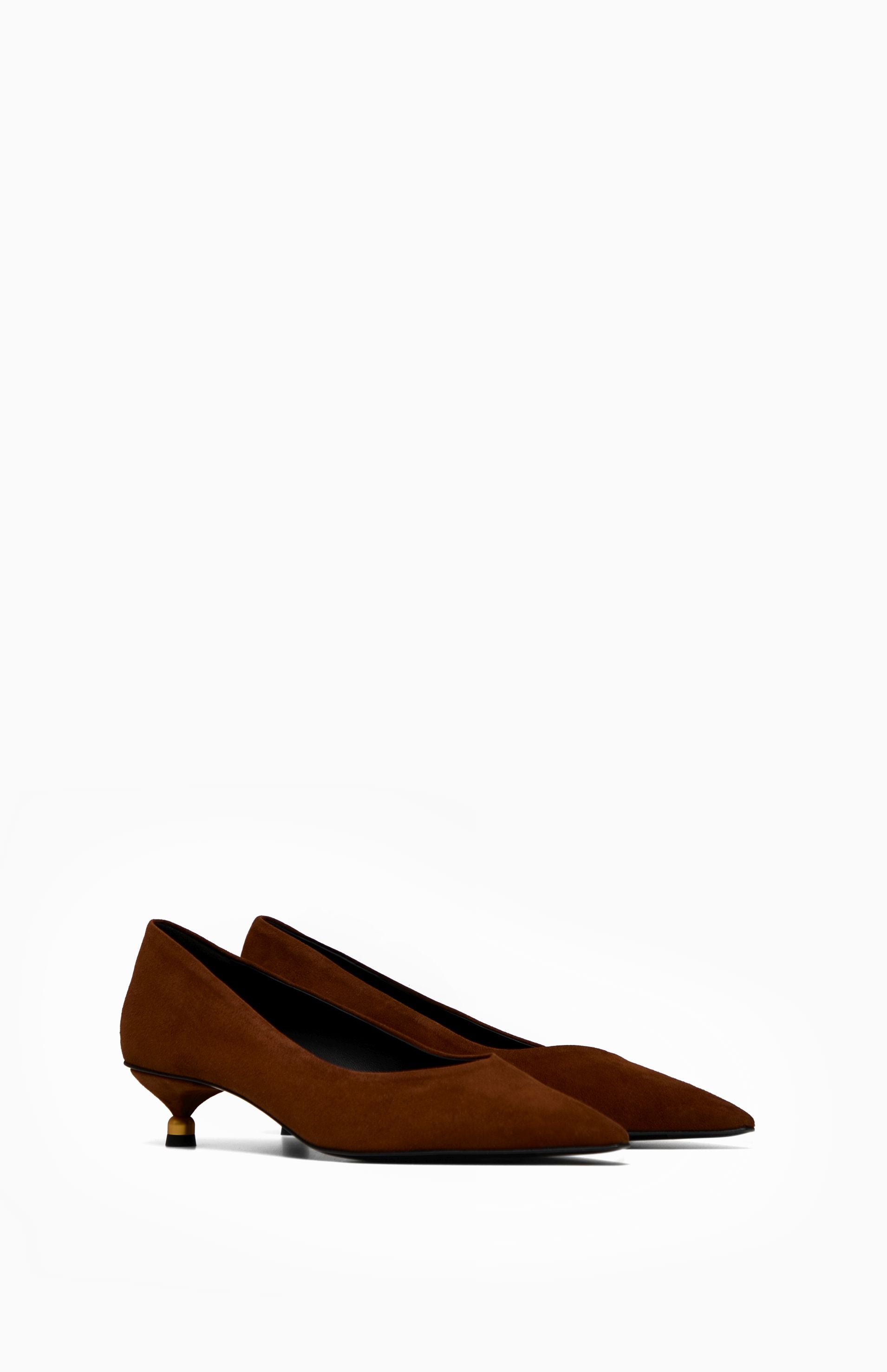 Eleganckie czółenka DIANA WARM WALNUT 36 - Vanda Novak