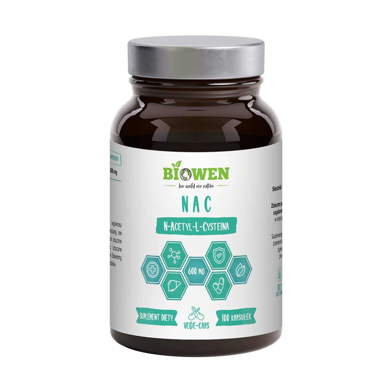 Biowen nac 600 mg, 100 kapsułek