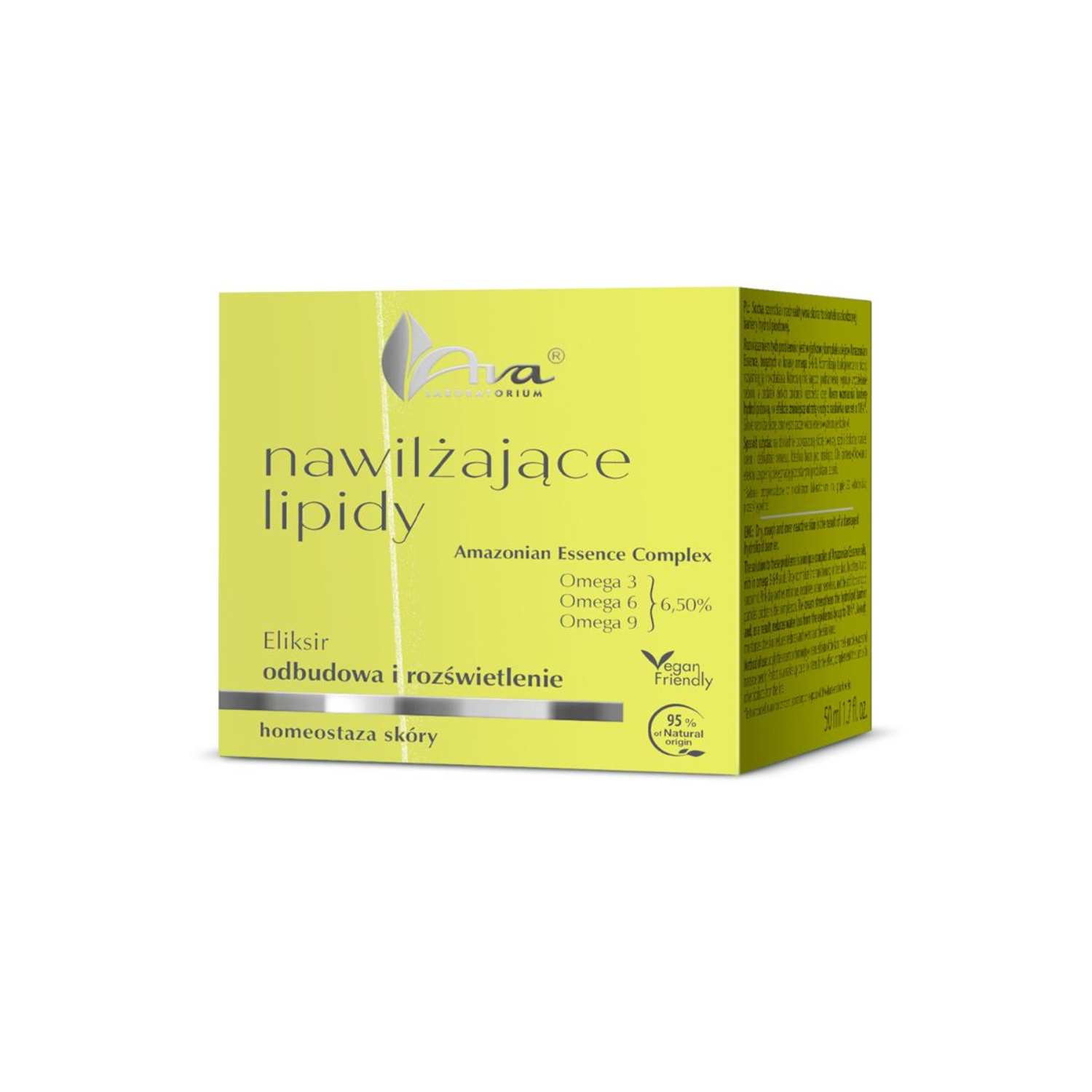 Ava - nawilżające lipidy, eliksir odbudowa i rozświetlenie, 50 ml