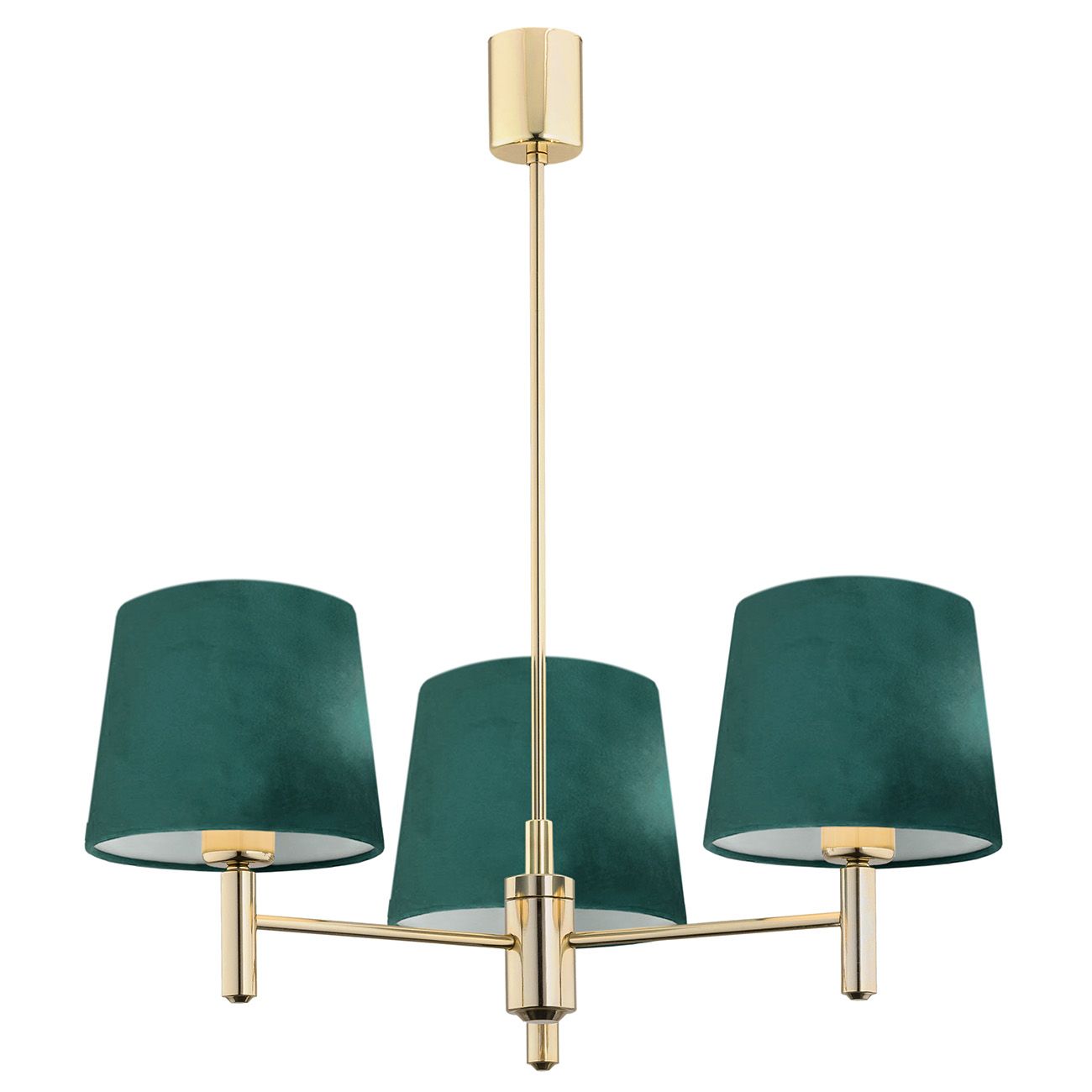 Argon Ponte Plus lampa podsufitowa 3x15W zielony/ciemny mosiądz 6192