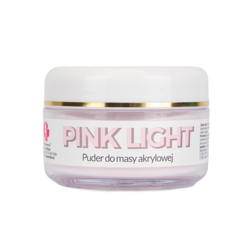 Puder akrylowy do paznokci Acrylic Powder Allepaznokcie Pink Light 30g Nr 3