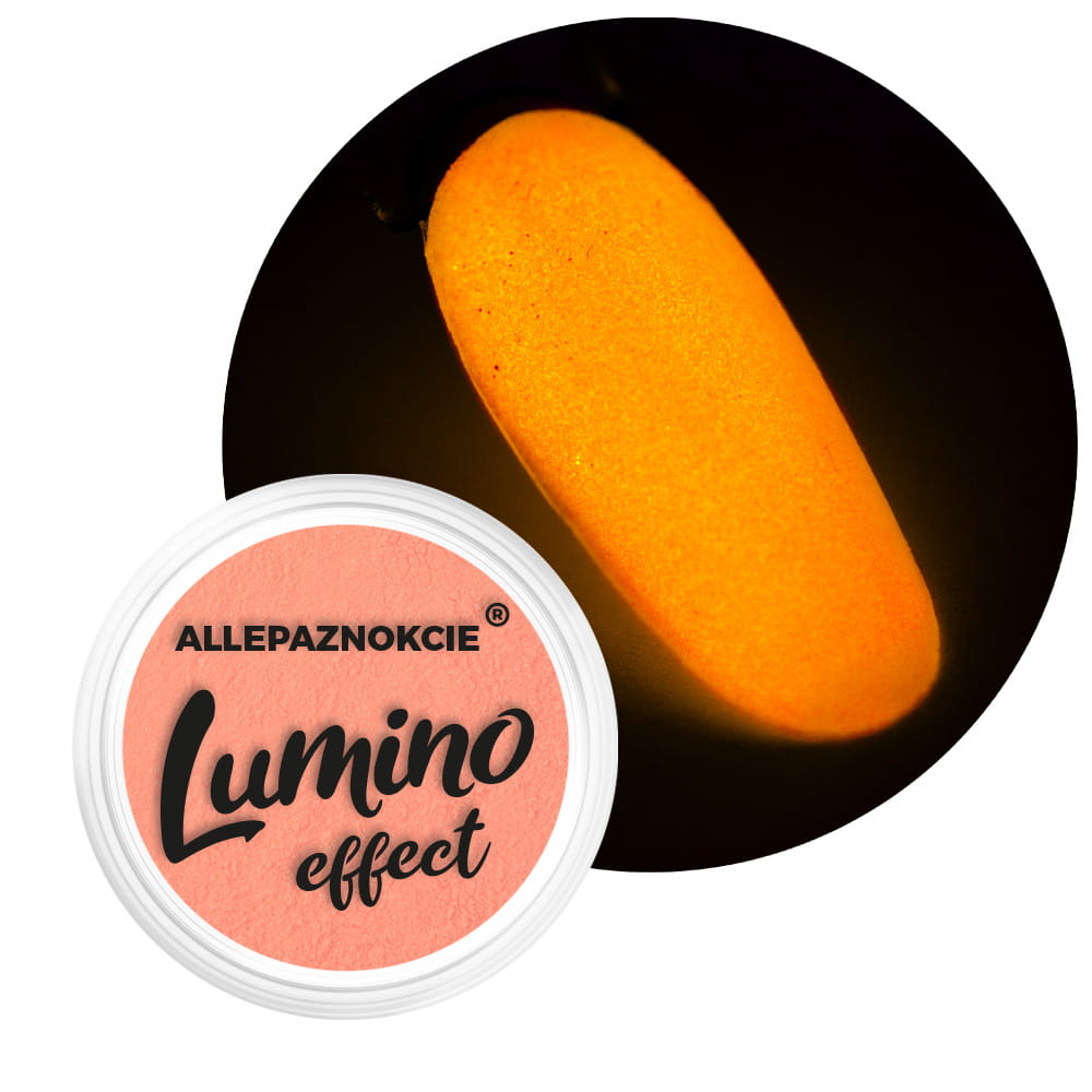 Pyłek do paznokci świecący w ciemności Lumino Effect Allepaznokcie Nr 6