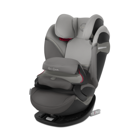 Cybex, Pallas S-Fix - fotelik samochodowy od 9-36 kg, od ok. 9 miesięcy do 12 lat-Soho Grey