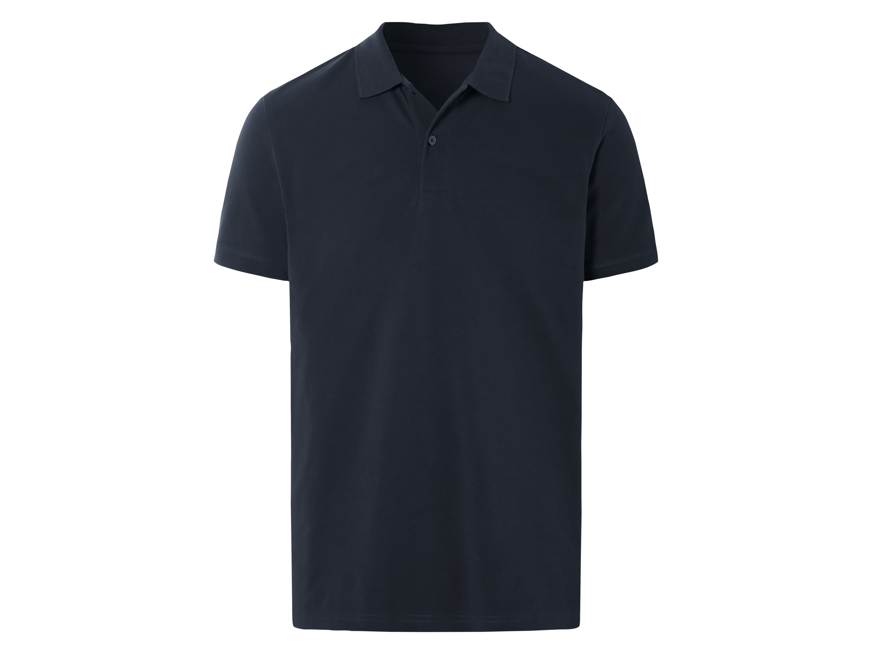 LIVERGY Koszulka polo męska z bawełny, Granatowy, XL (56/58), Klasyczny kołnierzyk, Oeko-Tex Standard 100