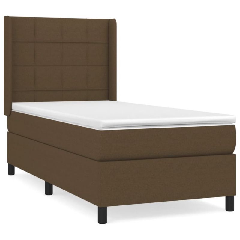 Łóżko kontynentalne WaszeMeble 90x200 cm brązowe WM-3131404 1 szt.