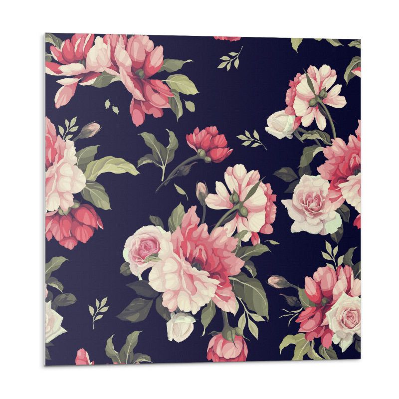 Kafelki samoprzylepne Wallfluent 20x20 cm Florystyczny wzór 20 szt.