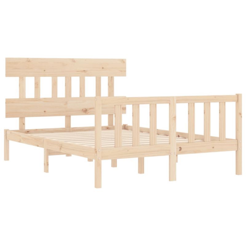 Łóżko drewniane WaszeMeble brązowe WM-3193306 1 szt.