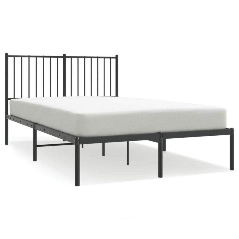 Łóżko metalowe WaszeMeble 120x200 cm czarna WM-350862 1 szt.
