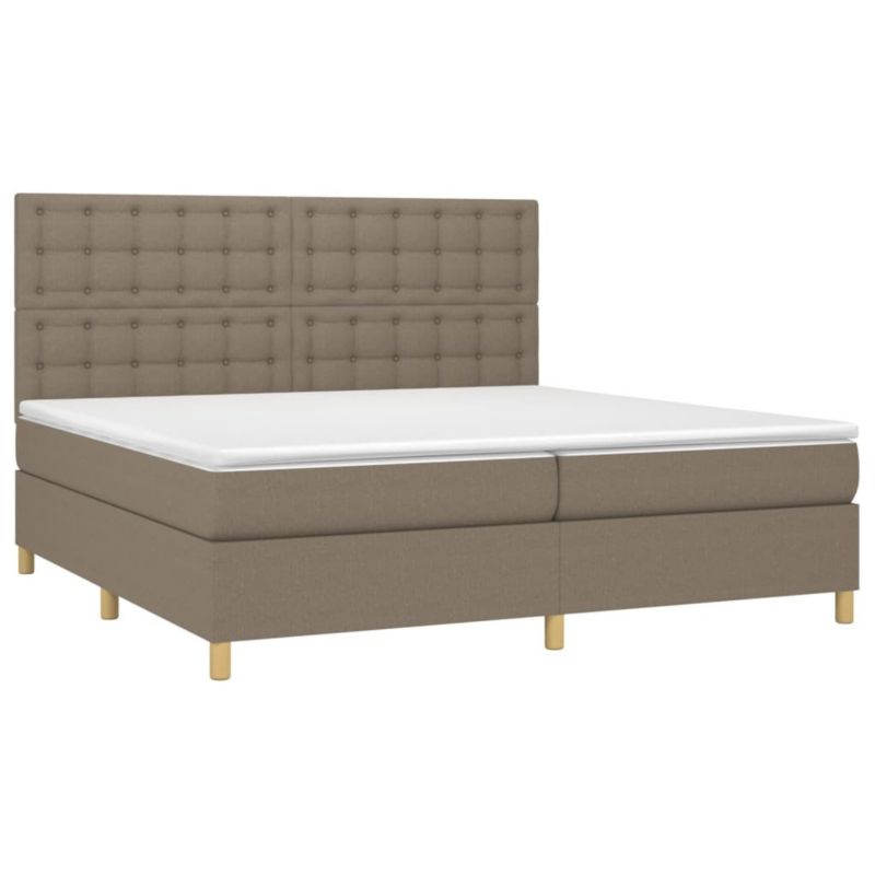 Łóżko kontynentalne WaszeMeble 200x200 cm Brązowe WM-3135785 1 szt.