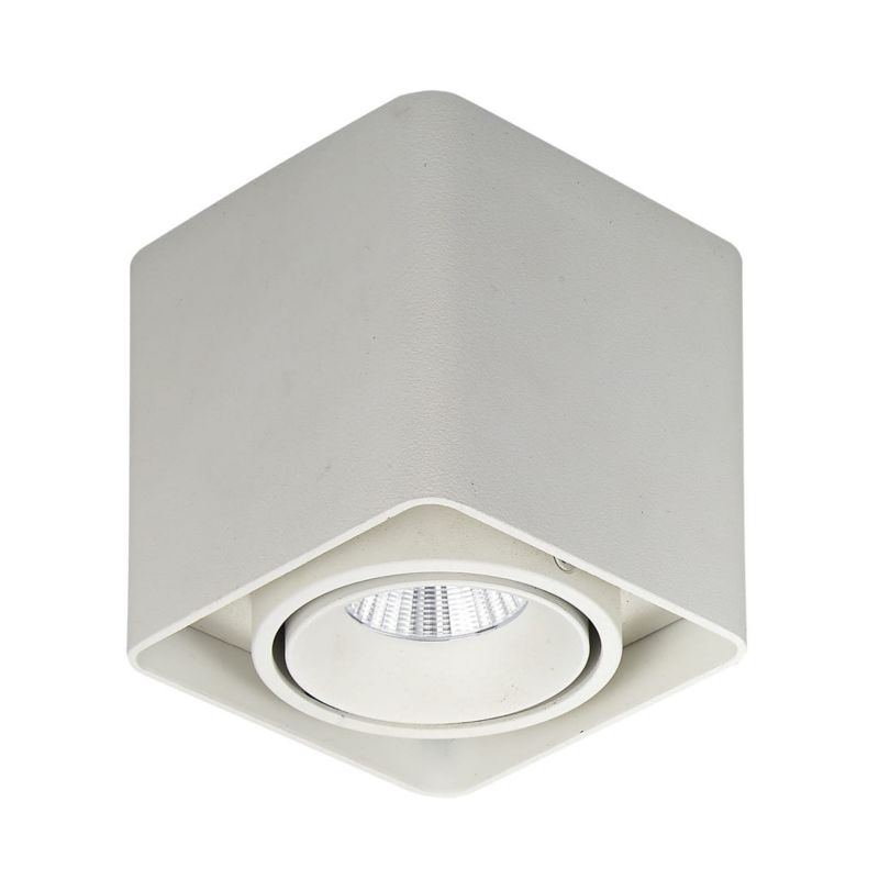 Reflektor sufitowy Italux Bonnie biały LED 10W 3000K 840lm IP20 wym: 10 x 10 cm metal - 1 szt.