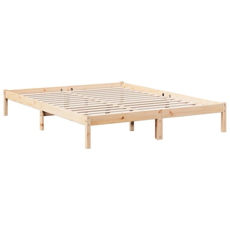 Łóżko drewniane WaszeMeble 140x220 cm brązowe WM-852420 1 szt.