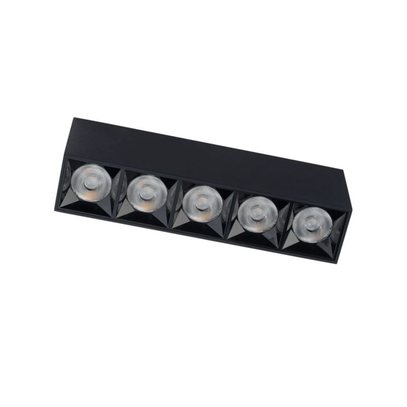 Oprawa sufitowa Nowodvorski Lighting Midi czarny LED 20W 3000K 1700lm IP20 aluminium - 1 szt.