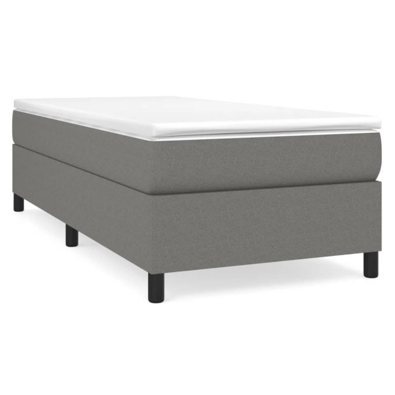 Łóżko tapicerowane WaszeMeble 100x200 cm ciemnoszare WM-3120839 1 szt.