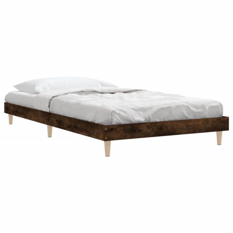 Łóżko drewniane WaszeMeble 100x200 cm brązowe WM-832058 1 szt.