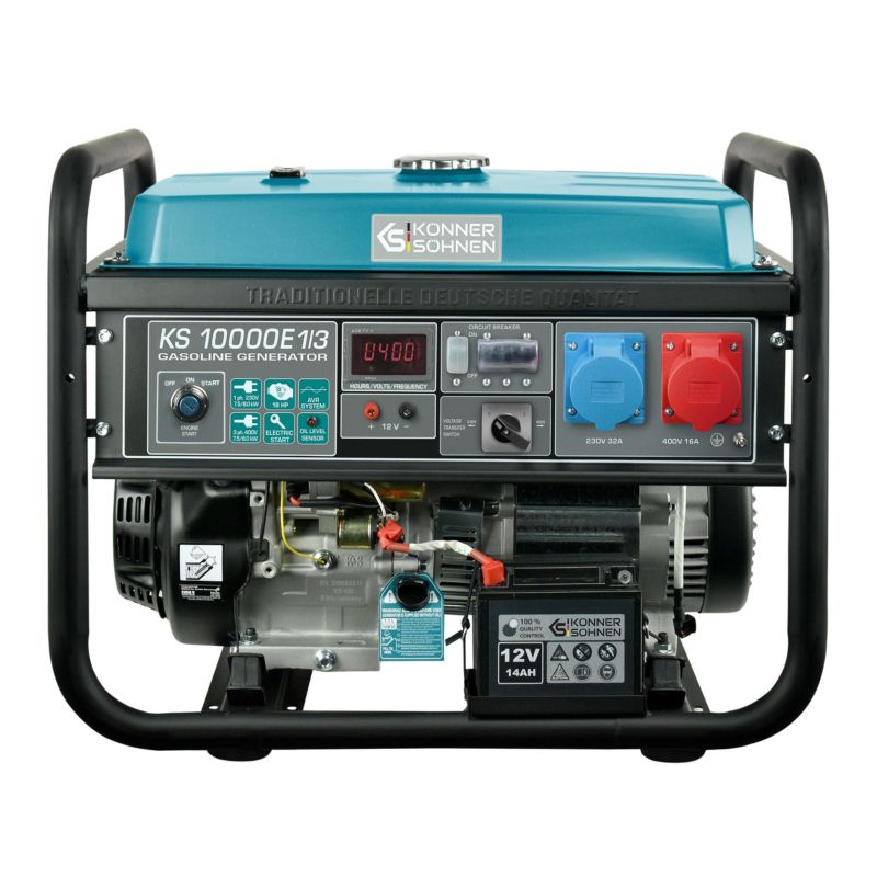 Agregat generator prądotwórczy Könner & Söhnen 8000W 18KM Estart 230V 400V 1szt