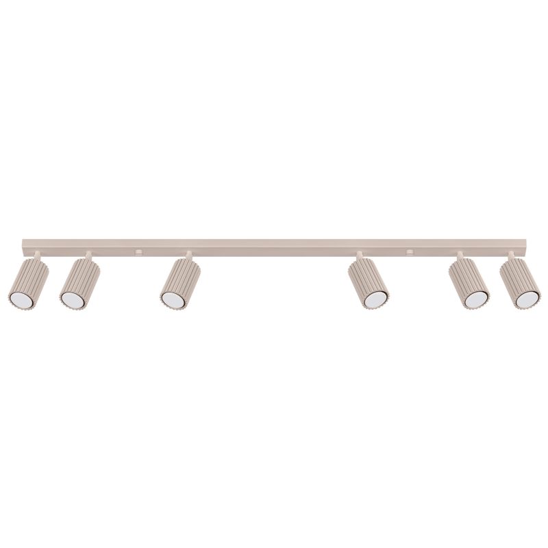 Plafon Sollux Lighting KARBON 6L taupe 1 szt.