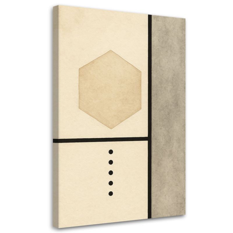 Obraz do salonu Feeby Hexagon Minimalizm Geometria 80x120cm 1szt