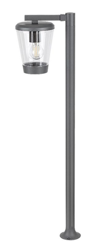 Lampa ogrodowa stojąca Rabalux Savano antracytowo-przezroczysty 1 x E27 x IP44 wym: 98 x 27 x 16 cm - 1 szt.