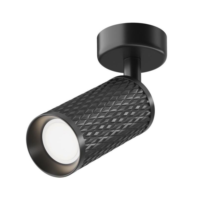Lampa sufitowa Maytoni Focus Design czarna wym: 19,5 x 6 x 13 cm 1xGU10 x 50W 1 szt.