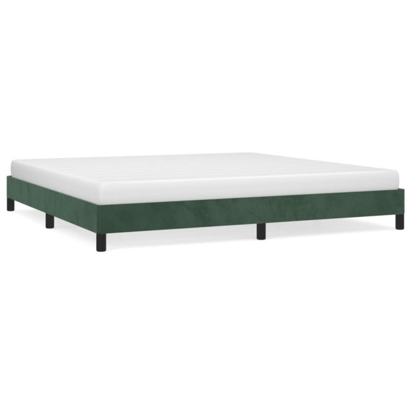 Łóżko tapicerowane WaszeMeble 200x200 cm ciemnozielone WM-346997 1 szt.