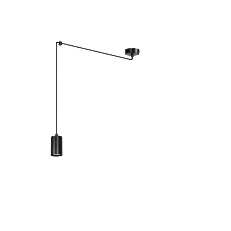 Żyrandol Emibig Traker czarny wym: 300 x 300 cm 1xGU10 x 10W 1 szt.