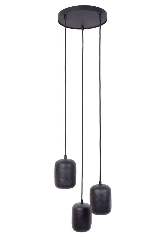 Lampa wisząca Sigma Lighting Olo czarna wym: 120 x 36 x 36 cm 3xGU10 x 1 szt.