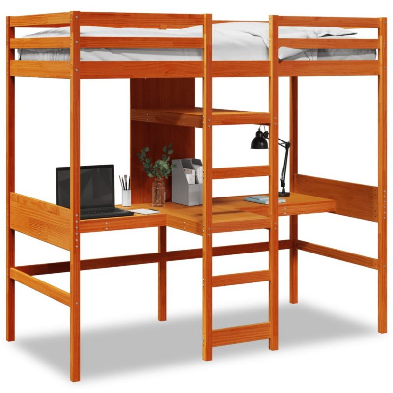 Łóżko Dziecięce WaszeMeble 75x190 cm brąz WM-3308552 1 szt.