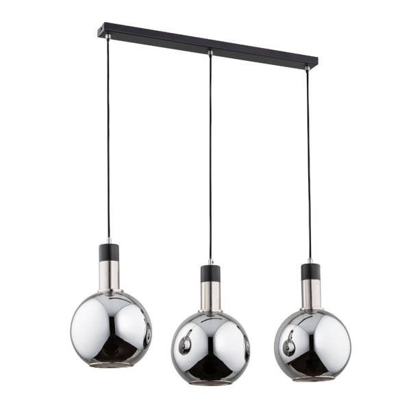 Lampa wisząca Alfa Maya czarna wym: 90 x 75 x 20 cm 3xE27 x 15W 1 szt.