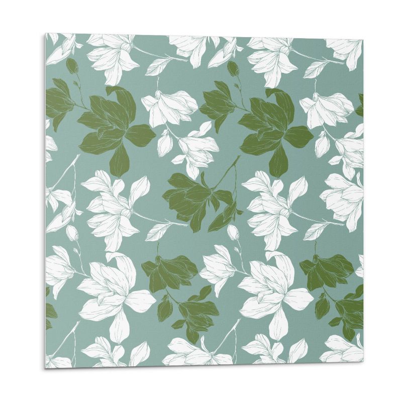 Kafelki samoprzylepne Wallfluent 50x50 cm Kwiatowy deseniowy akcent 4 szt.